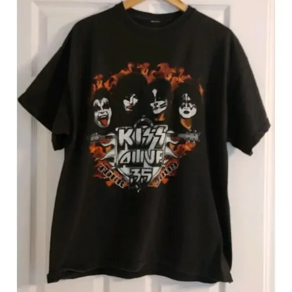 Men's KISS Alive 35 Tour Tee T-Shirt 2009 - XL - Picture 2 of 3